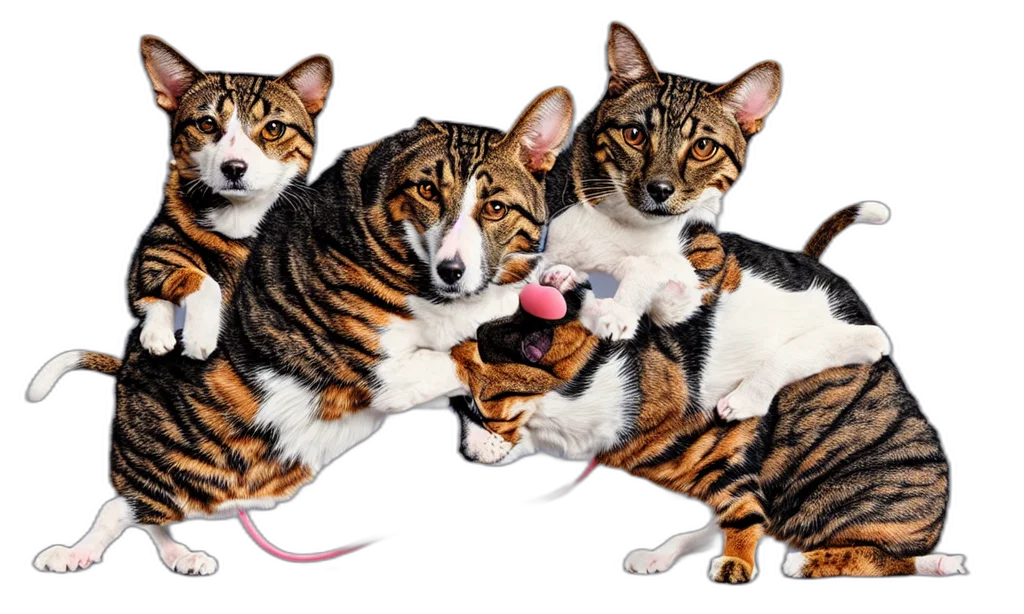 animal, photorealistic, 3d render, concept art transparent PNG cut-out