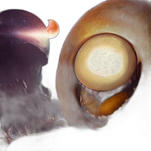 creature, food, mask, hair transparent PNG cut-out