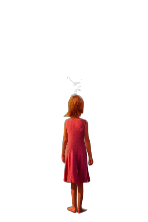 dress, hair, robot, mask transparent PNG cut-out