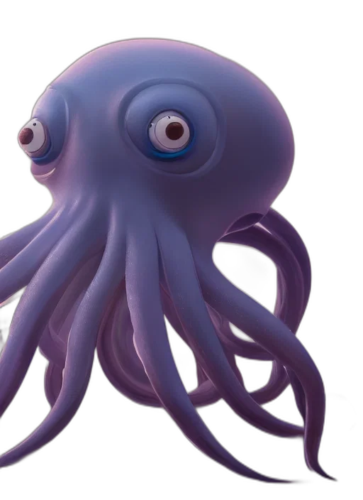 creature, animal, 3d render, concept art transparent PNG cut-out