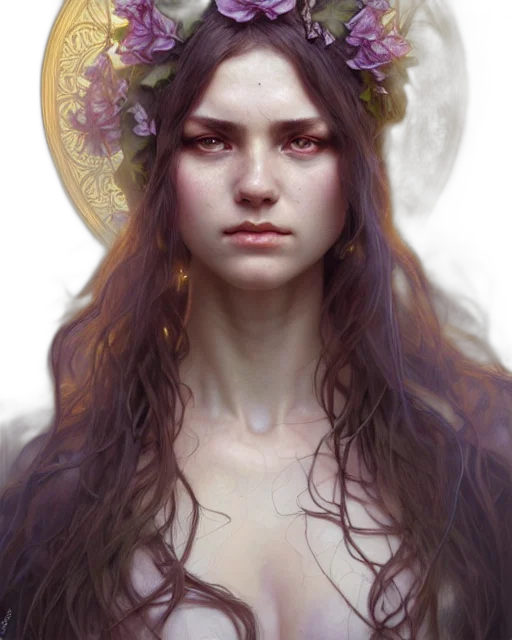 crown, face, fantasy art, photorealistic transparent PNG cut-out