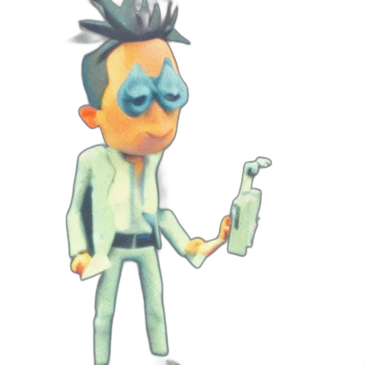 staff, jacket, robot, creature transparent PNG cut-out