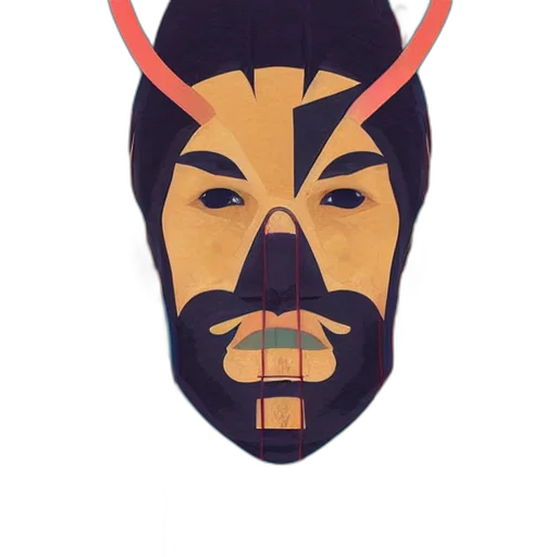 mask, face, crown, animal transparent PNG cut-out
