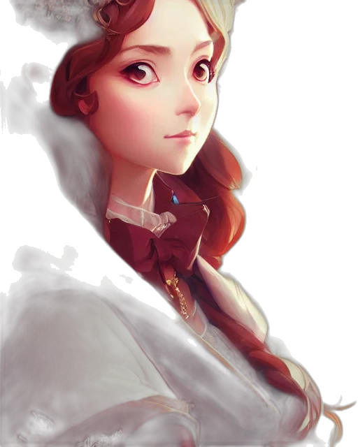 crown, dress, face, fantasy art transparent PNG cut-out