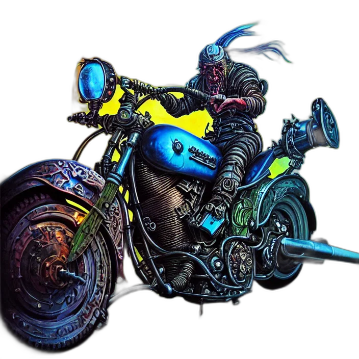 weapon, jacket, concept art, cyberpunk transparent PNG cut-out
