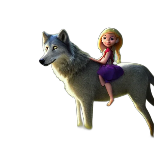 animal, creature, 3d render, concept art transparent PNG cut-out