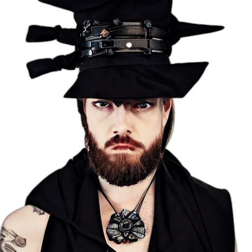 hat, crown, staff, jewelry transparent PNG cut-out