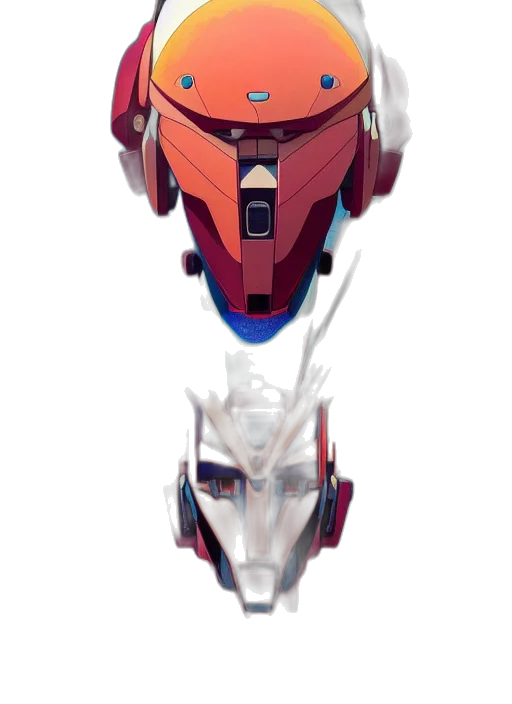 robot, mask, weapon, face transparent PNG cut-out