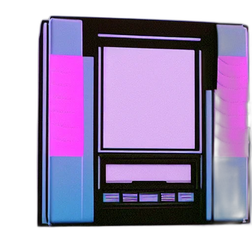 robot, vaporwave, 3d render, cyberpunk transparent PNG cut-out