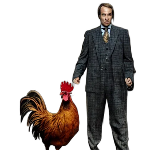 animal, jacket, concept art, photorealistic transparent PNG cut-out