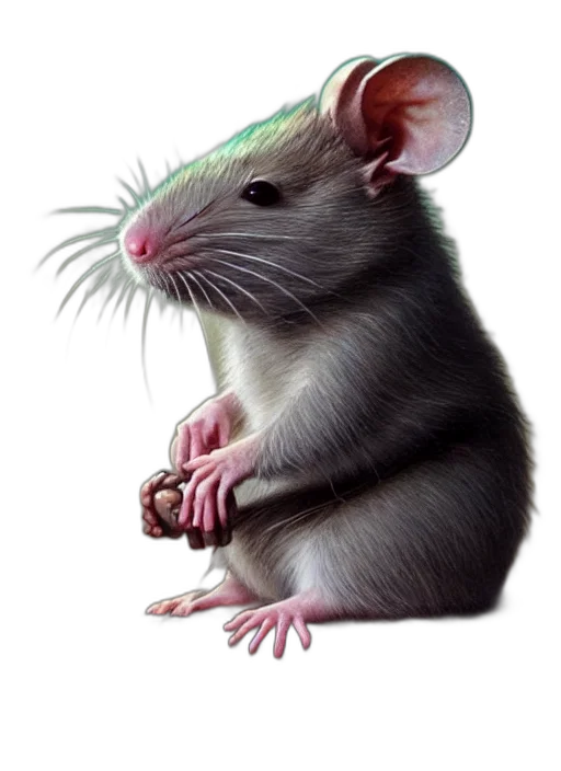 animal, hat, creature, staff transparent PNG cut-out
