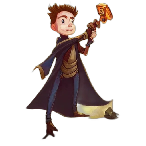 staff, concept art, fantasy art, cartoon transparent PNG cut-out