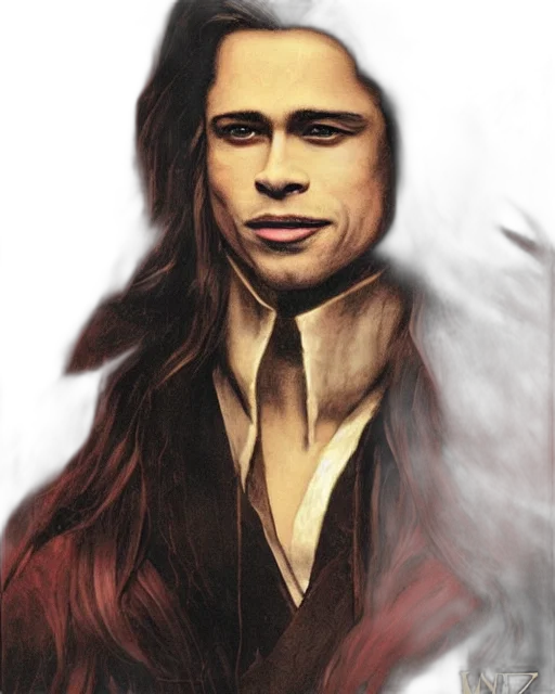 face, hair, staff, dragon transparent PNG cut-out