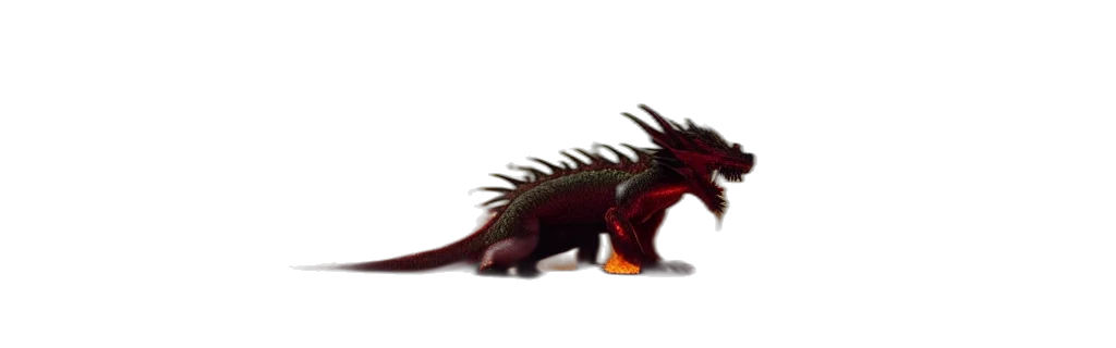 dragon, creature, animal, weapon transparent PNG cut-out