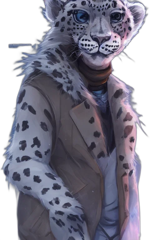 mask, jacket, staff, animal transparent PNG cut-out