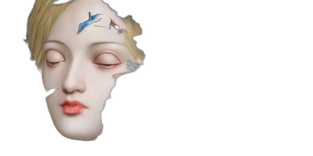 mask, face, crown, photorealistic transparent PNG cut-out