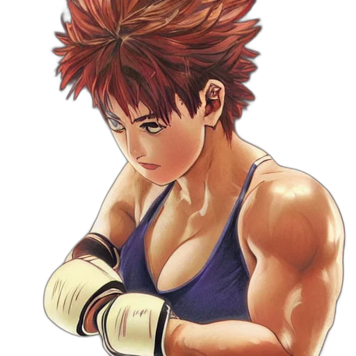 weapon, face, anime, concept art transparent PNG cut-out