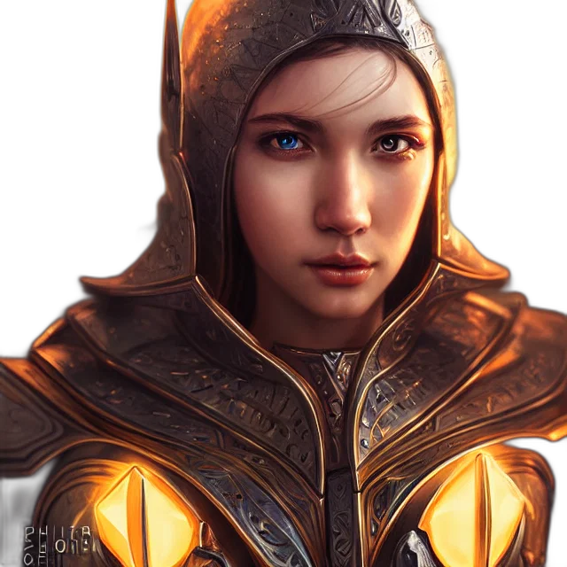 face, sword, fantasy art, concept art transparent PNG cut-out