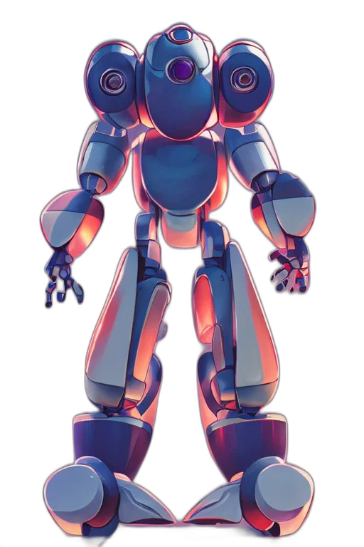 robot, weapon, 3d render, concept art transparent PNG cut-out