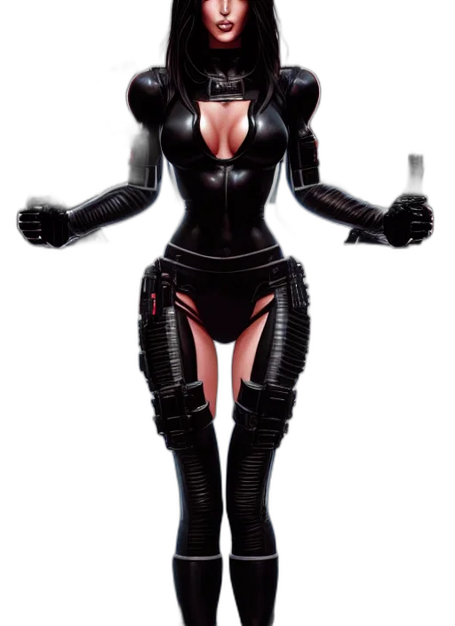 robot, dress, weapon, mask transparent PNG cut-out