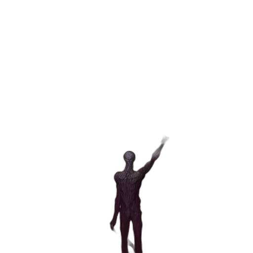 staff, robot, jacket, creature transparent PNG cut-out