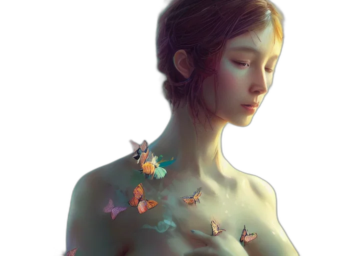 jewelry, fantasy art, concept art, photorealistic transparent PNG cut-out