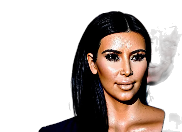 hair, face, creature, photorealistic transparent PNG cut-out