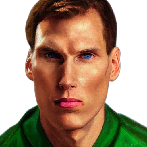 face, photorealistic, fantasy art, comic book art transparent PNG cut-out