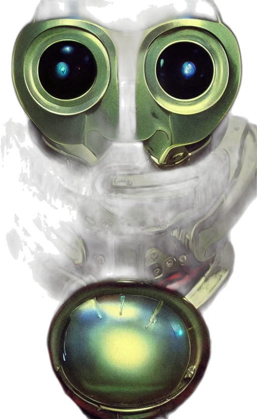 mask, robot, face, bottle transparent PNG cut-out