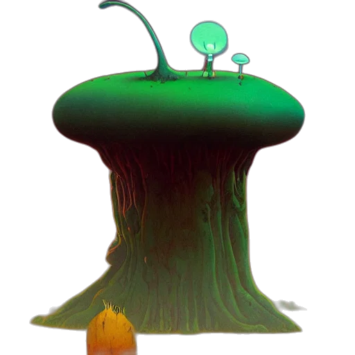 tree, crown, hat, creature transparent PNG cut-out