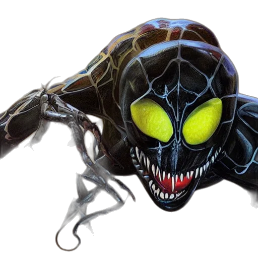 creature, mask, concept art, 3d render transparent PNG cut-out