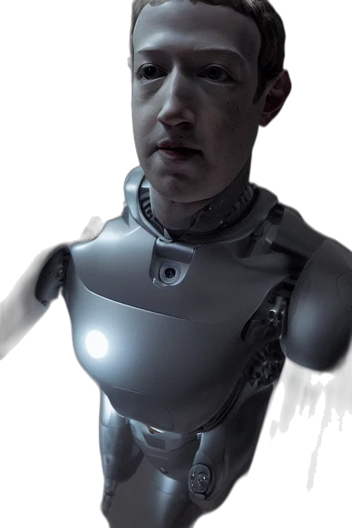 robot, face, creature, 3d render transparent PNG cut-out