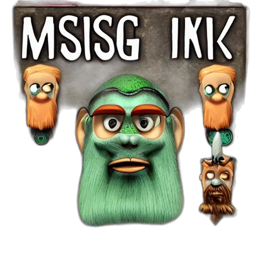 mask, 3d render, concept art, missing transparent PNG cut-out