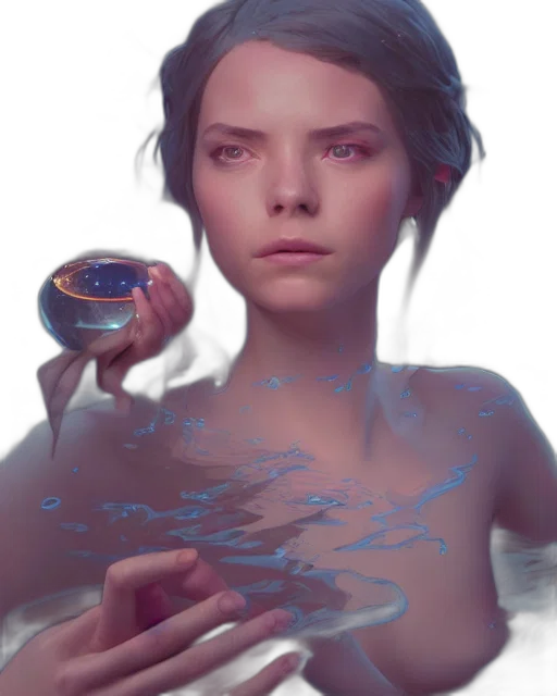 jewelry, hair, creature, face transparent PNG cut-out