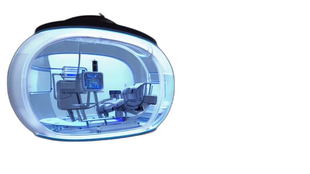 robot, 3d render, concept art, outer space transparent PNG cut-out