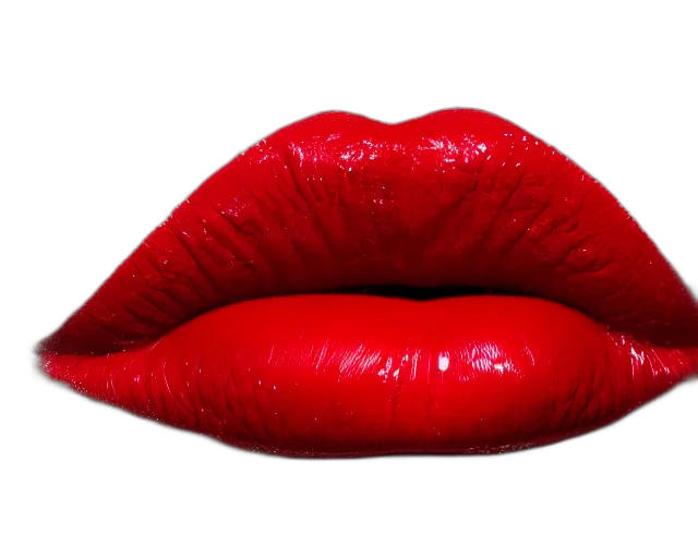 photorealistic, red, big, plump transparent PNG cut-out