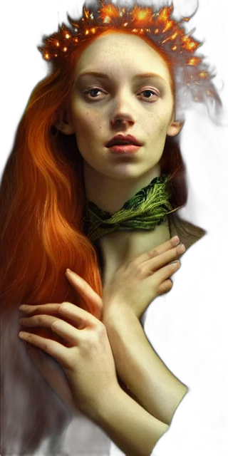 jewelry, face, mask, hair transparent PNG cut-out