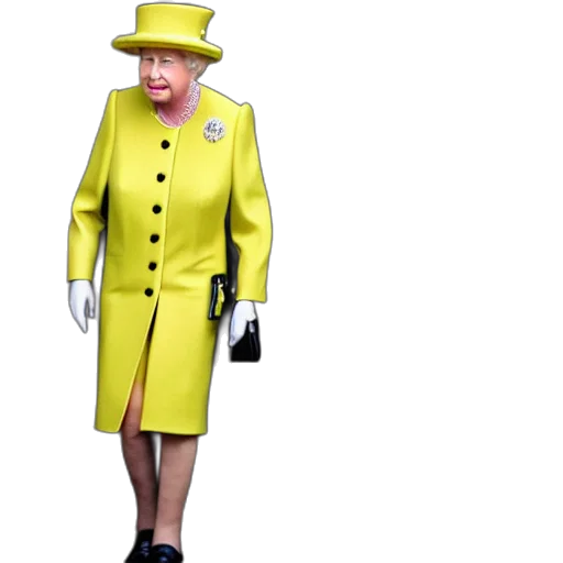 dress, hat, jacket, staff transparent PNG cut-out