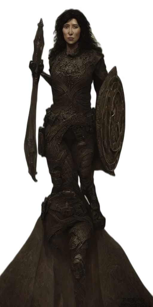 staff, sword, dress, dragon transparent PNG cut-out
