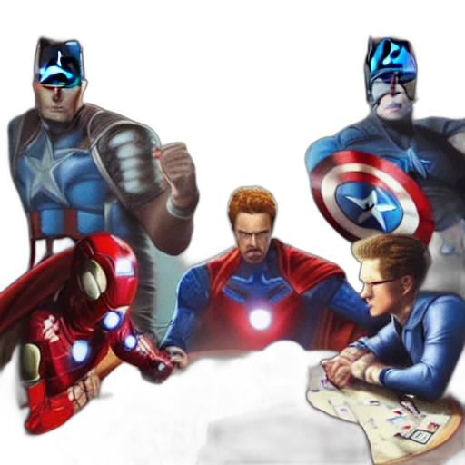 comic book art, concept art, 3d render, cartoon transparent PNG cut-out