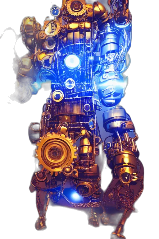 robot, mask, weapon, face transparent PNG cut-out