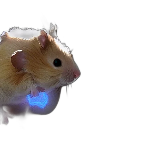animal, creature, 3d render, cyberpunk transparent PNG cut-out
