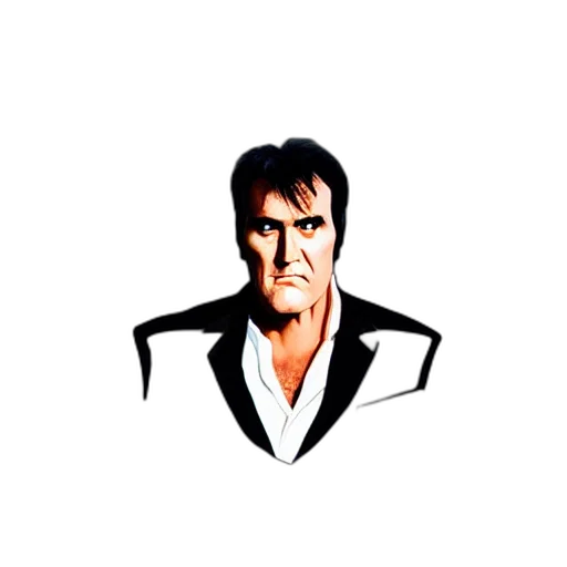jacket, face, pixel art, cartoon transparent PNG cut-out