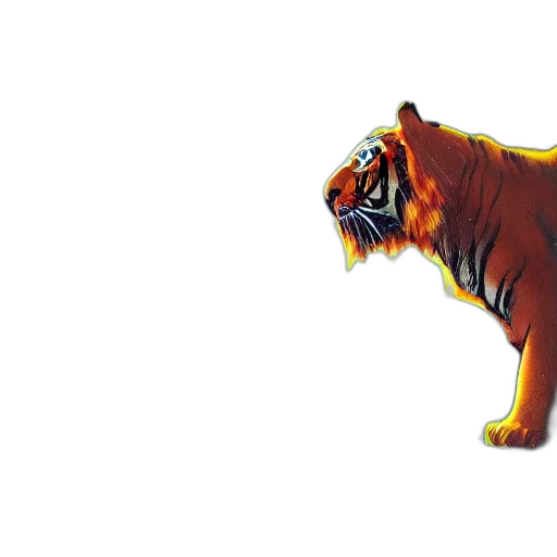 animal, creature, concept art, 3d render transparent PNG cut-out