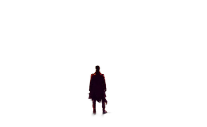 jacket, robot, umbrella, staff transparent PNG cut-out