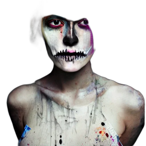 mask, face, jewelry, photorealistic transparent PNG cut-out