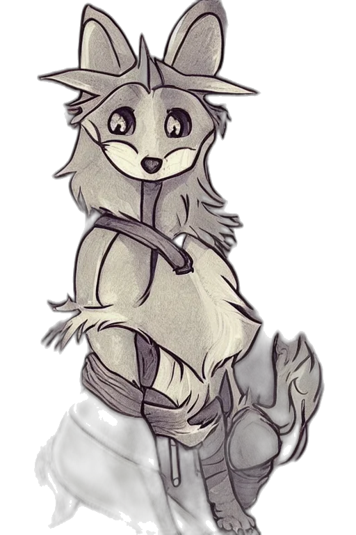creature, staff, animal, watercolor transparent PNG cut-out