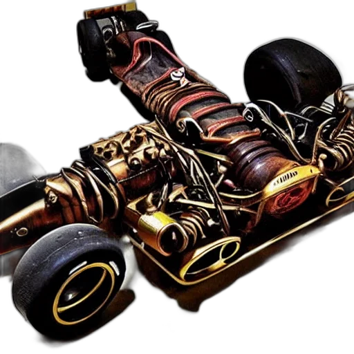 car, weapon, photorealistic, 3d render transparent PNG cut-out