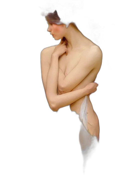 dress, jewelry, staff, mask transparent PNG cut-out