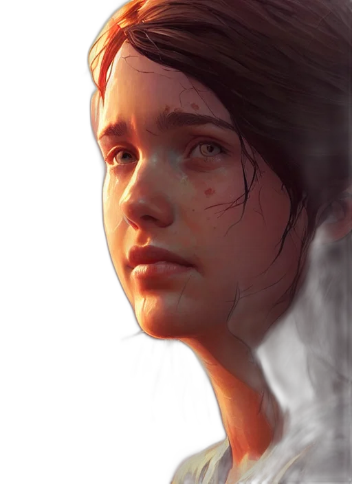 face, photorealistic, concept art, fantasy art transparent PNG cut-out